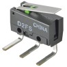 Omron Ultra Subminiature Hinge Lever Micro Switch Left Angle PCB Terminal 6 V dc 600 V ac SPST 100mA D2FS-FL-N-A1