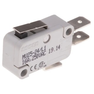 Panasonic Micro Switch Short Lever Quick Connect Terminal 16A 250V AC SPCO 804-6225