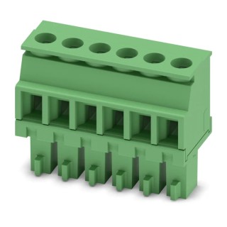 Phoenix Contact Pluggable Terminal Block MCVR 1.5/6-ST-3.81 Series 6-Contact, 3.81 mm Pitch, 1 Row 1827169