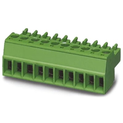Phoenix Contact MC 1.5/2-ST-3.81 AU Series Pluggable Terminal Block 2-Contact 3.81 mm Pitch 320V 8A 1851999