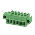 Phoenix Contact Pluggable Terminal Block MC 1.5/6-STF-3.81 Series, 6-Contact, 3.81 mm Pitch, 1 Row, 320 V, 8 A 1827745