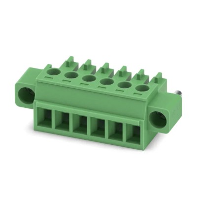 Phoenix Contact Pluggable Terminal Block MC 1.5/6-STF-3.81 Series, 6-Contact, 3.81 mm Pitch, 1 Row, 320 V, 8 A 1827745