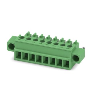 Phoenix Contact MC 1.5/8-STF-3.81 Series Pluggable Terminal Block, 8-Contact, 3.81 mm Pitch, 1 Row 1827761