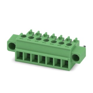 Phoenix Contact MC 1.5/7-STF-3.81 Series Pluggable Terminal Block, 7-Contact, 3.81 mm Pitch, 1 Row 1827758