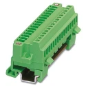 Phoenix Contact MCVK 1.5/16-GF-3.81 Series 16-Position Green DIN Rail Connector 160V, 8A Screw Termination 1833014