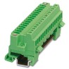 Phoenix Contact MCVK 1.5/16-GF-3.81 Series 16-Position Green DIN Rail Connector 160V, 8A Screw Termination 1833014