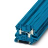 Phoenix Contact Blue Feed Through Terminal Block 4mm² 1-Level Screw Termination 32A 500V UT-4 Clipline Series 3044500