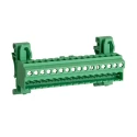 Phoenix Contact COMBICON UMSTBVK Series DIN Rail Connector Green 16 Positions 2.5mm² Screw Termination 12A 320V 1788253