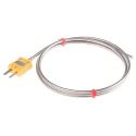 RS PRO Type K Mineral Insulated Thermocouple Stainless Steel Probe 3 mm Diameter 1 m Length -40 °C to 1100 °C 804-7965