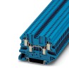 Phoenix Contact Feed Through Terminal Block Blue 2.5mm², 1-Level, Screw UT 2.5-QUATTRO BU 3044555