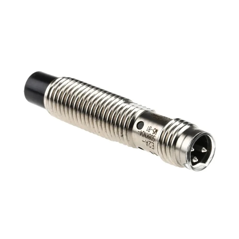 Omron Threaded Barrel Inductive Proximity Sensor, M8 Thread Size, PNP Output, 24V DC, 4 mm Detection E2A-S08KN04-M5-B1