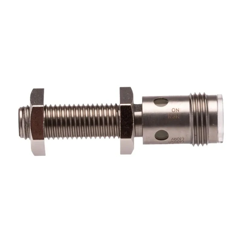 Omron Threaded Barrel Inductive Proximity Sensor M8 NPN 24V dc 2 mm Detection 240 V ac 32 V dc 200mA E2A-S08KS02-M1-C1