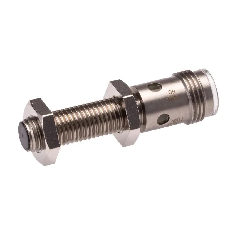Omron Threaded Barrel Inductive Proximity Sensor M8 NPN 24V dc 2 mm Detection 240 V ac 32 V dc 200mA E2A-S08KS02-M1-C1