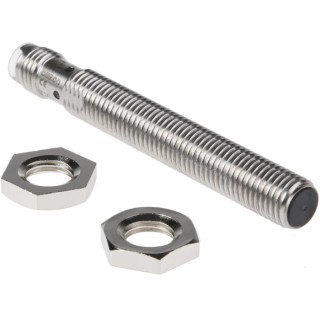 Omron Threaded Barrel Inductive Proximity Sensor M8, PNP Output, 24V DC, 20 mm Detection Range E2A-S08LS02-M5-B1