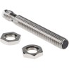 Omron Threaded Barrel Inductive Proximity Sensor M8, PNP Output, 24V DC, 20 mm Detection Range E2A-S08LS02-M5-B1