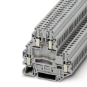 Phoenix Contact Grey 4mm² 2-Level Screw Disconnect Terminal Block 500V 30A 3044720