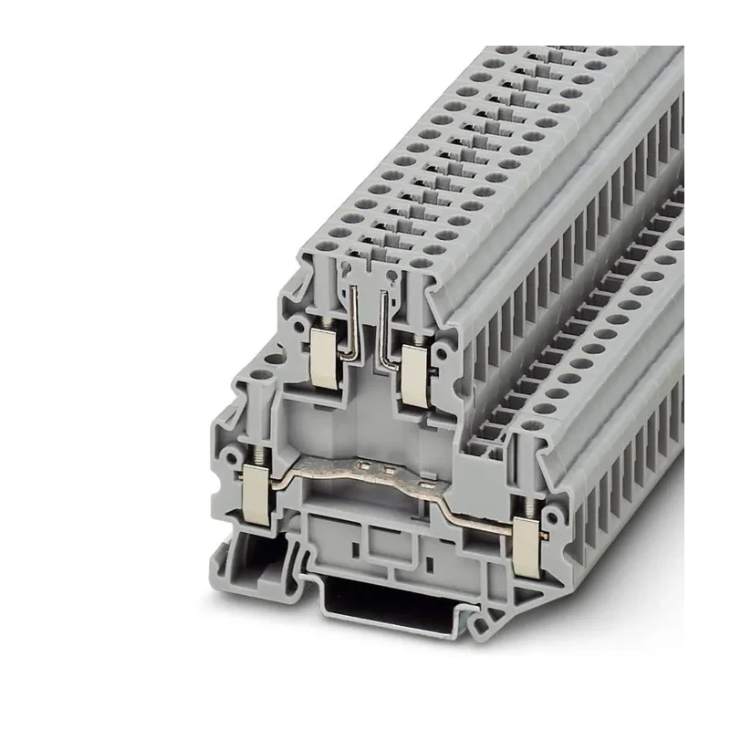 Phoenix Contact Grey 4mm² 2-Level Screw Disconnect Terminal Block 500V 30A 3044720