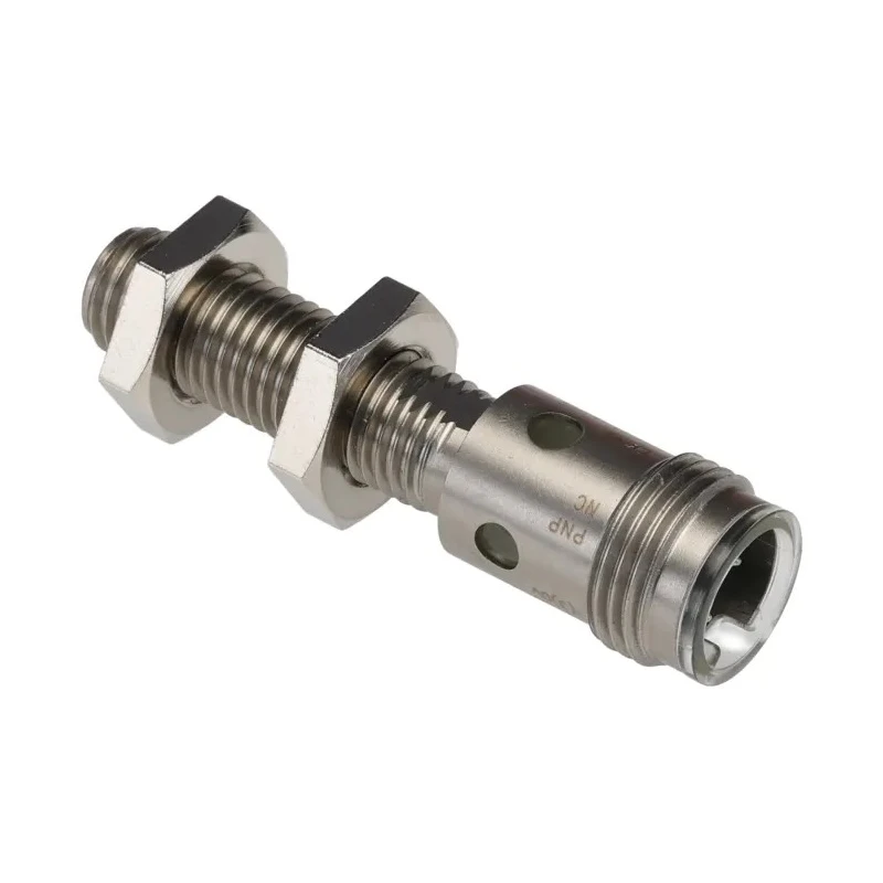 Omron Threaded Barrel Inductive Proximity Sensor M8 PNP 24V DC 2mm Detection 240V AC 32V DC 200mA E2A-S08KS02-M1-B2