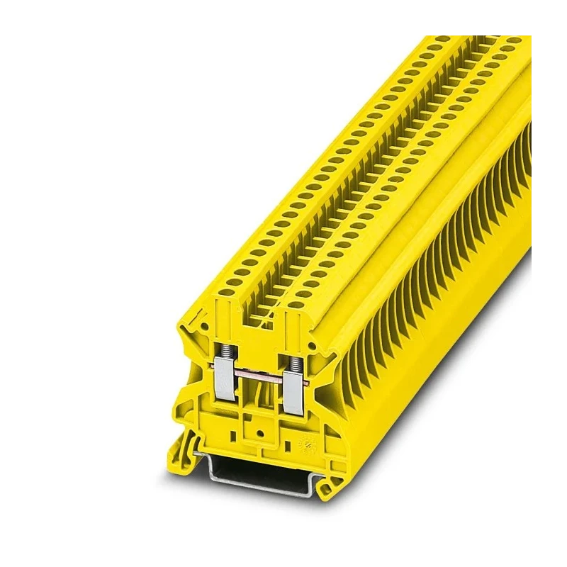 Phoenix Contact Feed Through Terminal Block Yellow 5.2mm² 1-Level Screw UT 2.5 YE 3045059