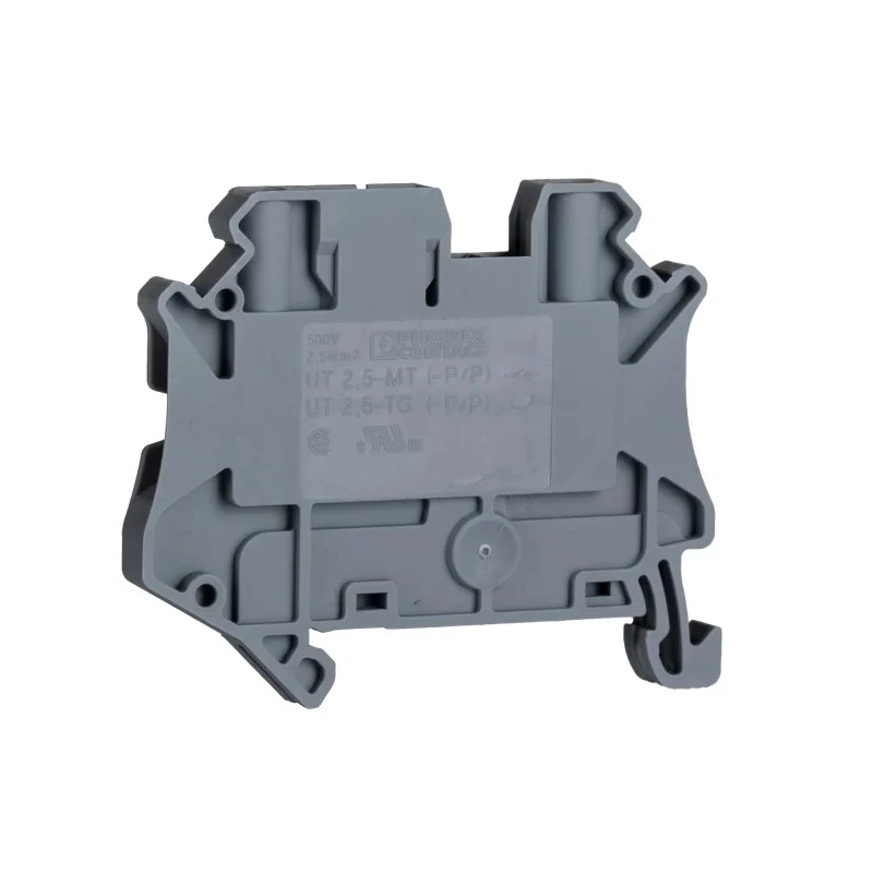 Phoenix Contact UT 2.5-TG Series Disconnect Terminal Block Grey 2.5mm² 1-Level Screw Termination 20A 400V 3046388