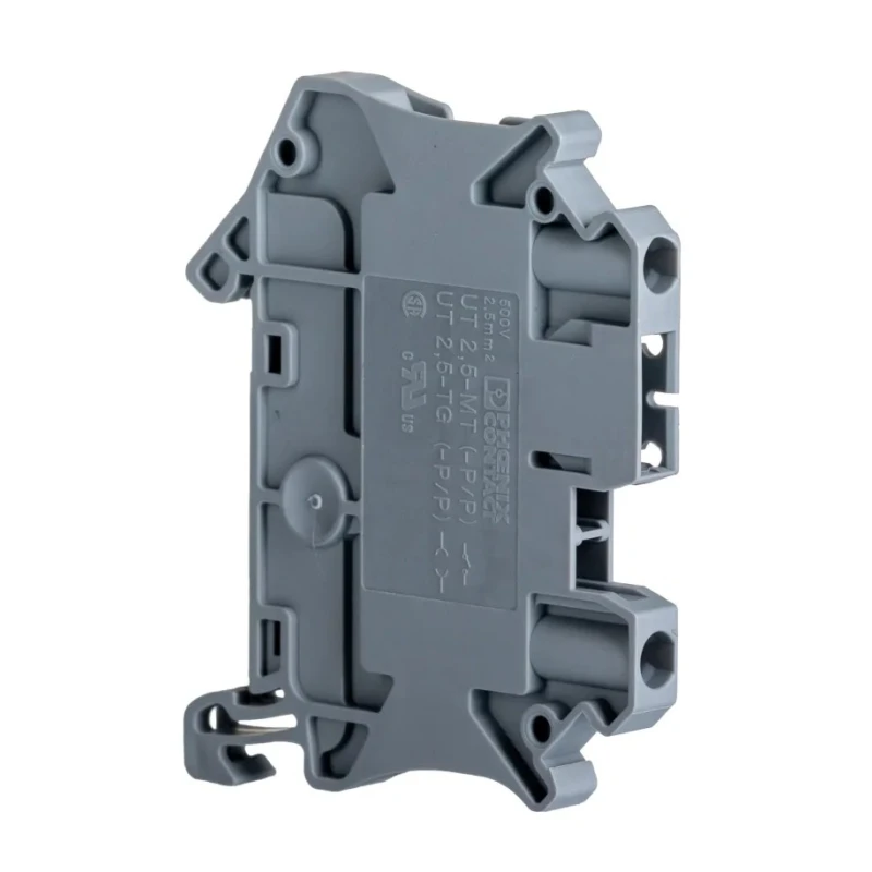 Phoenix Contact UT 2.5-TG Series Disconnect Terminal Block Grey 2.5mm² 1-Level Screw Termination 20A 400V 3046388