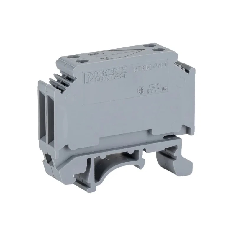 Phoenix Contact Thermoelectric Voltage Terminal Block Grey, 1-Level, Screw, 2 Positions, 400V, 1A, MTKD-FE/CUNI 3100046