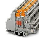 Phoenix Contact P Series Knife Disconnect Terminal Block Grey, 0.2mm² to 4mm², 2-Level, Screw Termination, 10A 3101087