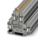 Phoenix Contact UTTB 4-MT P/P LA 24 RD/O-U Series Knife Disconnect Terminal Block Grey, 24V, 20A, 2-Level 3046773