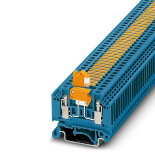 Phoenix Contact MTK BU Series Blue Knife Disconnect Terminal Block 0.2mm² to 4mm², 1-Level, Screw Termination 400V 3101197
