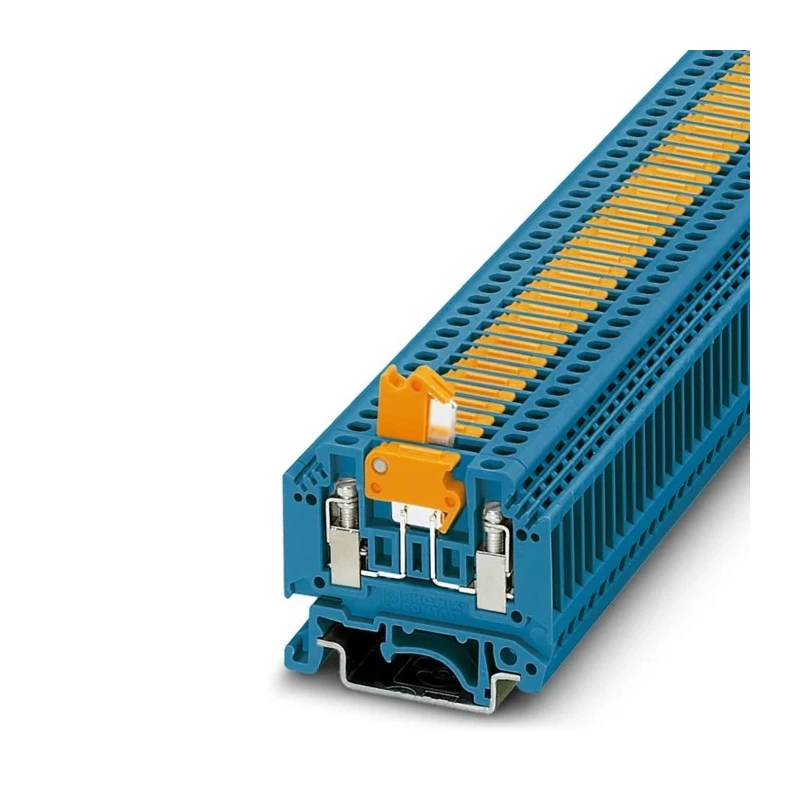 Phoenix Contact MTK BU Series Blue Knife Disconnect Terminal Block 0.2mm² to 4mm², 1-Level, Screw Termination 400V 3101197