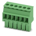 Phoenix Contact Pluggable Terminal Block 6-Contact, 3.5 mm Pitch, 8A Current, Polyamide Housing, Female Connector 1862894
