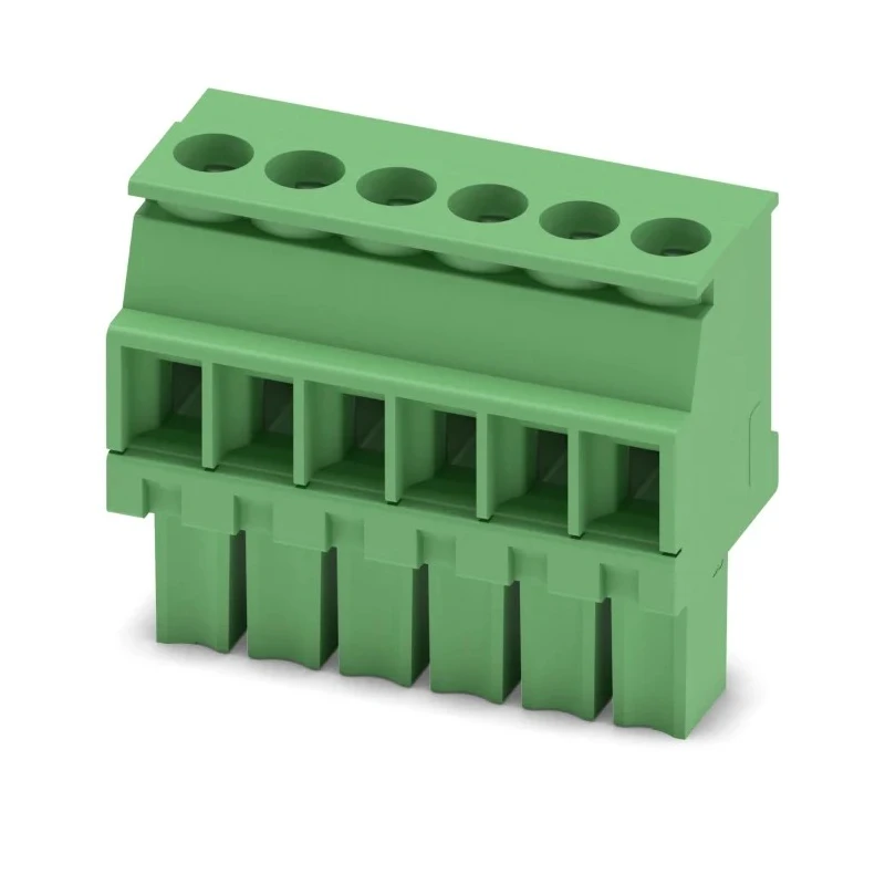 Phoenix Contact Pluggable Terminal Block 6-Contact, 3.5 mm Pitch, 8A Current, Polyamide Housing, Female Connector 1862894