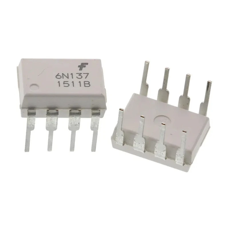 onsemi DC Input Optocoupler Through Hole 8-Pin MDIP 1 Channel 1.8V Max Forward Voltage 6N137M