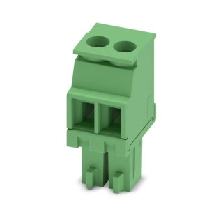 Phoenix Contact MCVR 1.5/2-ST-3.5 Series Pluggable Terminal Block, 2-Contact, 3.5 mm Pitch, 1 Row, 320V, 8A 1863152