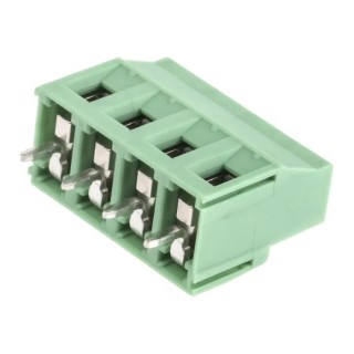 Phoenix Contact MKDSN 2.5/4-5.08 Series Straight PCB Terminal Block 4 Contact, 5.08 mm Pitch, 24A, 400V 1888700