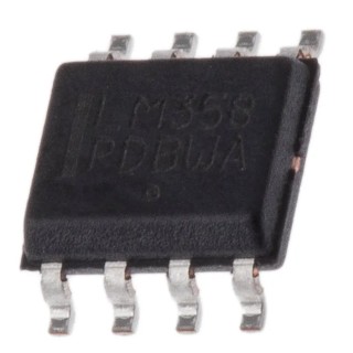 onsemi Operational Amplifier Dual Channel 1 MHz Bandwidth 3-32V SOIC 8-Pin LM358ADR2G