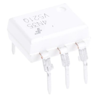 onsemi Through Hole 6-Pin DIP DC Input Transistor Output Optocoupler 4N35TVM