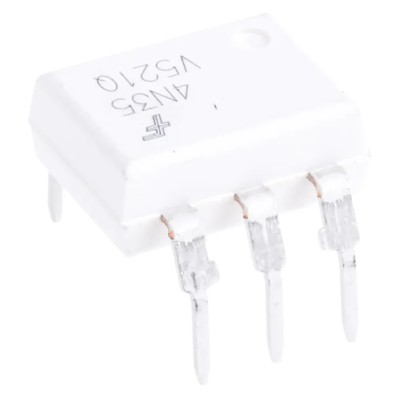 onsemi Through Hole 6-Pin DIP DC Input Transistor Output Optocoupler 4N35TVM