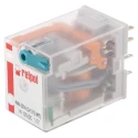 Relpol Surface Power Relay 12V Coil 6A Switching Current 4PDT Plug-In Terminal R4N-2014-23-1012-WTL