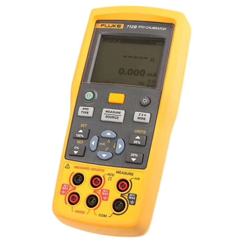 Fluke Temperature Calibrator 0.01% Accuracy -250°C to 2500°C Mini Thermocouple Plug Battery Powered Fluke-712B AR
