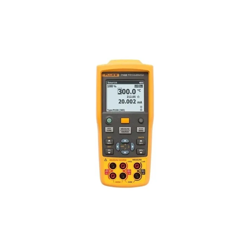 Fluke Temperature Calibrator 0.01% Accuracy -250°C to 2500°C Mini Thermocouple Plug Battery Powered Fluke-712B AR