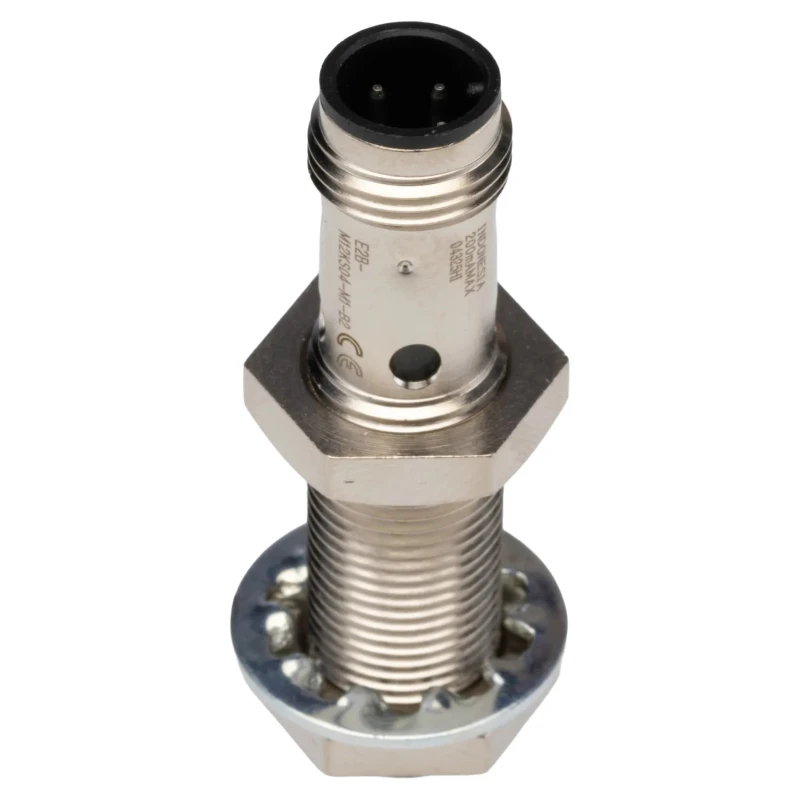 Omron Threaded Barrel Inductive Proximity Sensor M12 PNP 24V DC 4mm Detection Range E2B-M12KS04-M1-B2