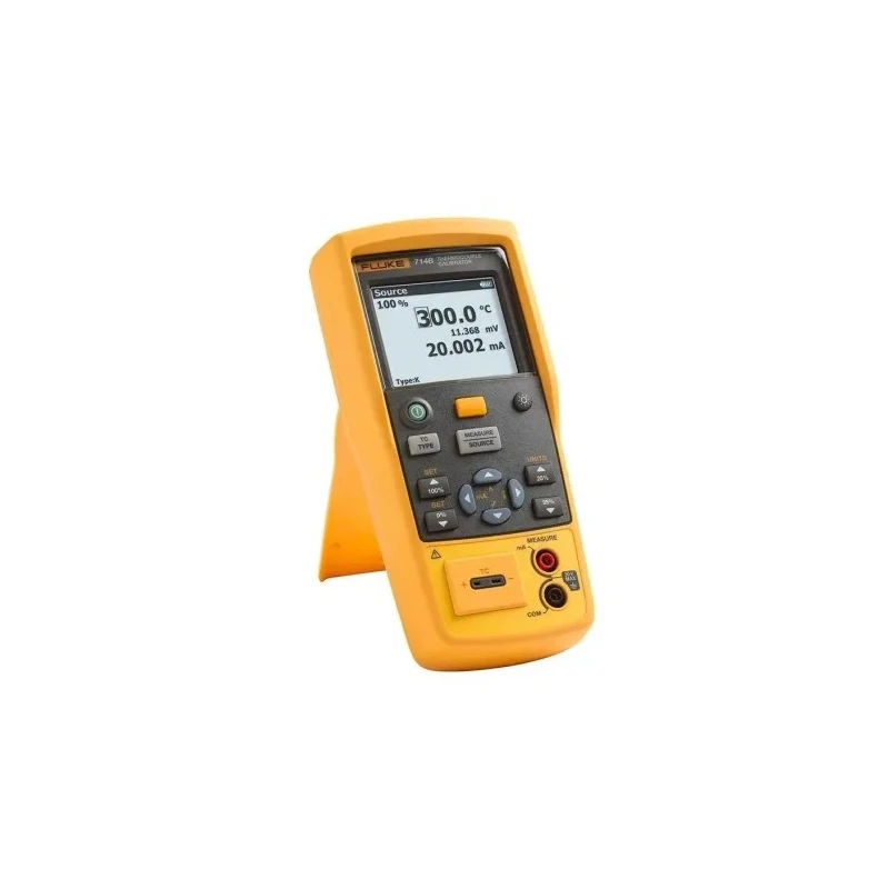 Fluke Thermocouple Temperature Calibrator, Battery Powered, ±0.010% Accuracy, Max Temp 1820°C Fluke-714B