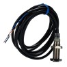 Omron Threaded Barrel Inductive Proximity Sensor M12 NPN 24V DC 4mm Detection Brass Housing E2B-M12KS04-WP-C1 2M