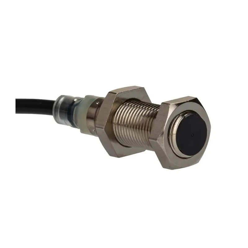 Omron Threaded Barrel Inductive Proximity Sensor M12 NPN 24V DC 4mm Detection Brass Housing E2B-M12KS04-WP-C1 2M