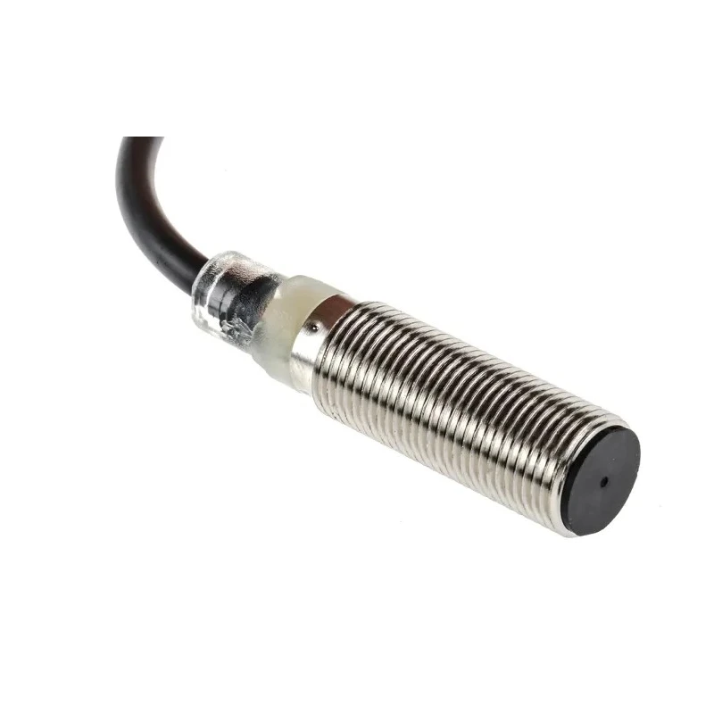 Omron Threaded Barrel Inductive Proximity Sensor M12 4 mm Detection 30 V dc PNP Output E2B-M12KS04-WP-B1 2M