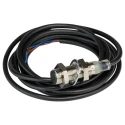 Omron Threaded Barrel Inductive Proximity Sensor, M12 Thread Size, 24V DC, 4mm Detection Range, NPN E2B-M12KS04-WP-C2 2M