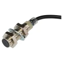 Omron Threaded Barrel Inductive Proximity Sensor, M12 Thread Size, 24V DC, 4mm Detection Range, NPN E2B-M12KS04-WP-C2 2M