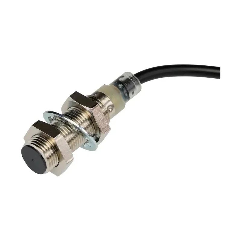 Omron Threaded Barrel Inductive Proximity Sensor, M12 Thread Size, 24V DC, 4mm Detection Range, NPN E2B-M12KS04-WP-C2 2M