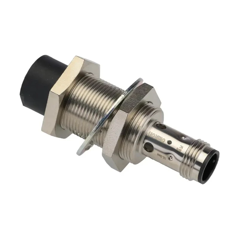 Omron Threaded Barrel Inductive Proximity Sensor M18 NPN 24V DC 16mm Detection 200mA E2B-M18KN16-M1-C2